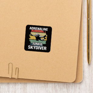 Adrenaline Junkie Skydiver Patch