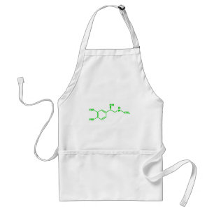 Adrenaline Molecular Chemical Formula Adult Apron
