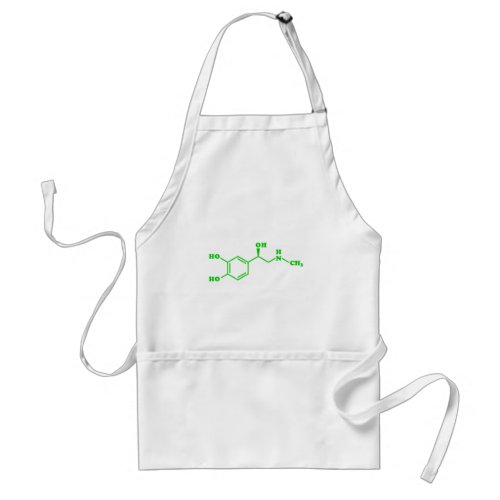 Adrenaline Molecular Chemical Formula Adult Apron