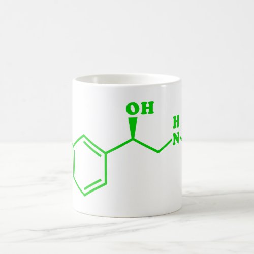 Adrenaline Molecular Chemical Formula Coffee Mug