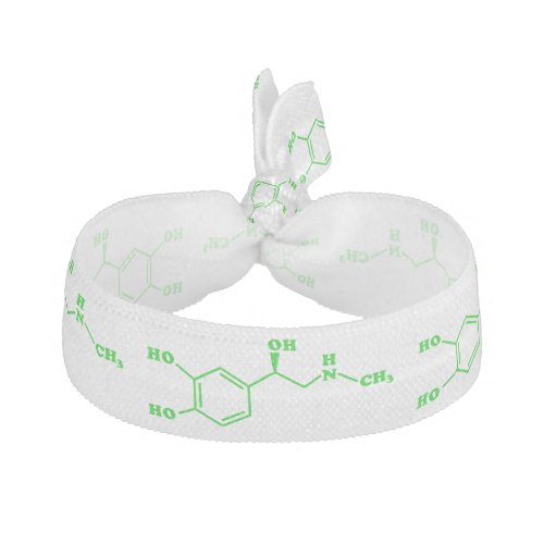 Adrenaline Molecular Chemical Formula Elastic Hair Tie