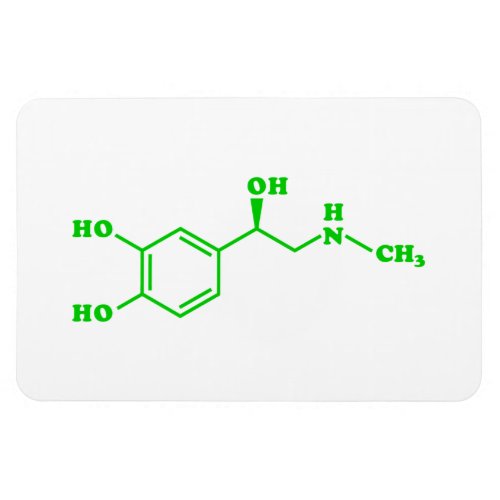 Adrenaline Molecular Chemical Formula Magnet