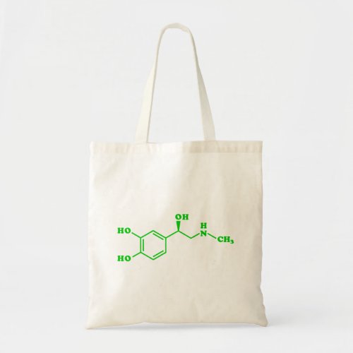 Adrenaline Molecular Chemical Formula Tote Bag