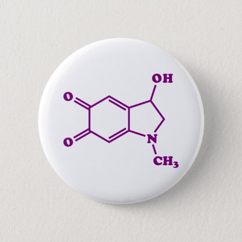 Adrenochrome Molecular Chemical Formula Button