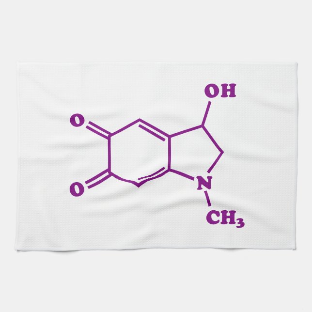 Adrenochrome Molecular Chemical Formula Kitchen Towel (Horizontal)