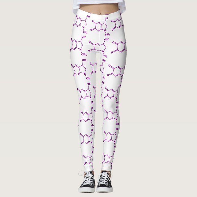 Adrenochrome Molecular Chemical Formula Leggings (Front)