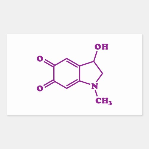 Adrenochrome Molecular Chemical Formula Rectangular Sticker