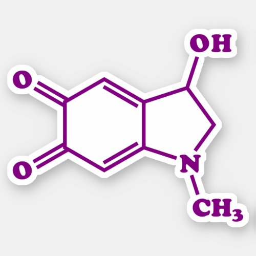 Adrenochrome Molecular Chemical Formula Sticker