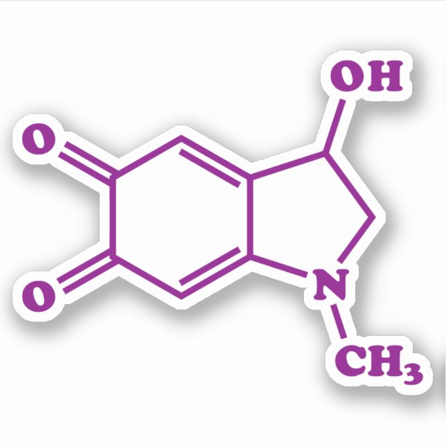 Adrenochrome Molecular Chemical Formula Sticker (Front)