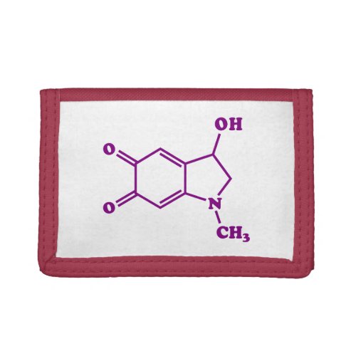 Adrenochrome Molecular Chemical Formula Trifold Wallet