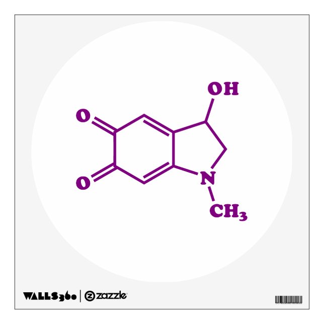 Adrenochrome Molecular Chemical Formula Wall Decal (Front)