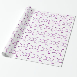 Adrenochrome Molecular Chemical Formula Wrapping Paper