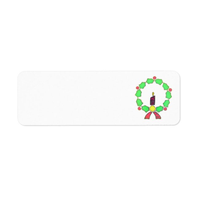 ADRESS LABELS CHRISTMAS ART AND DESIGN (Front)