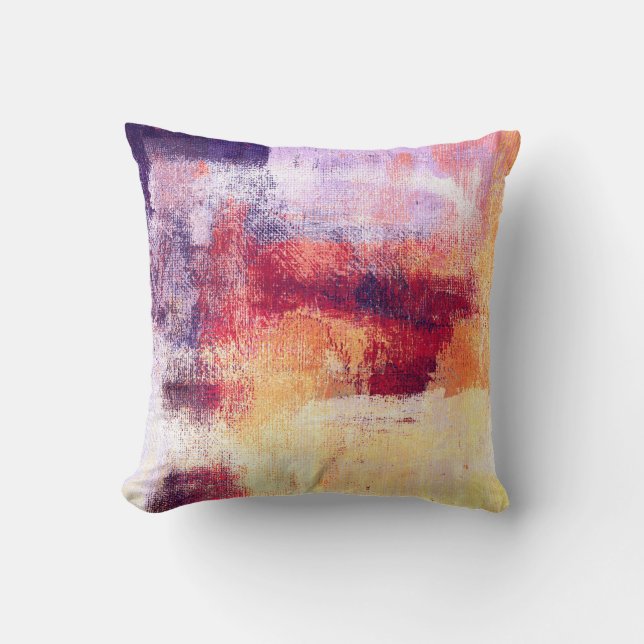 Adria Abstract Throw Pillow (Front)
