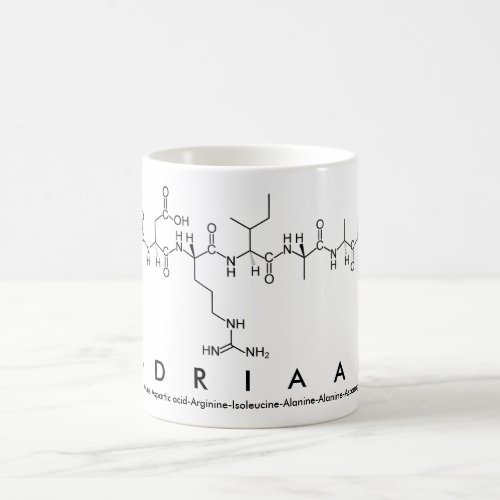 Adriaan peptide name mug