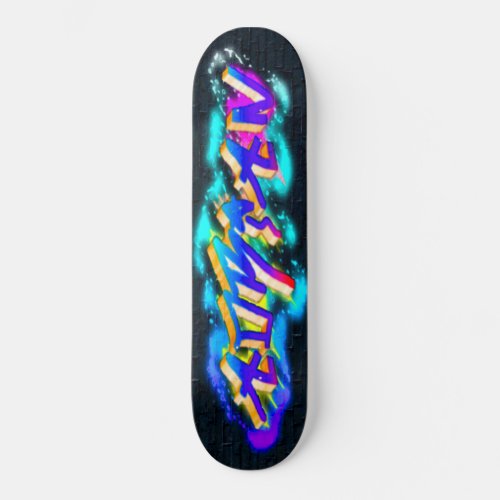 ADRIAN Customized Graffiti Skateboard