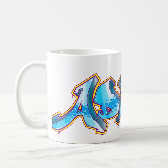 ADRIAN Graffiti Name - Coffee Mug (Left)