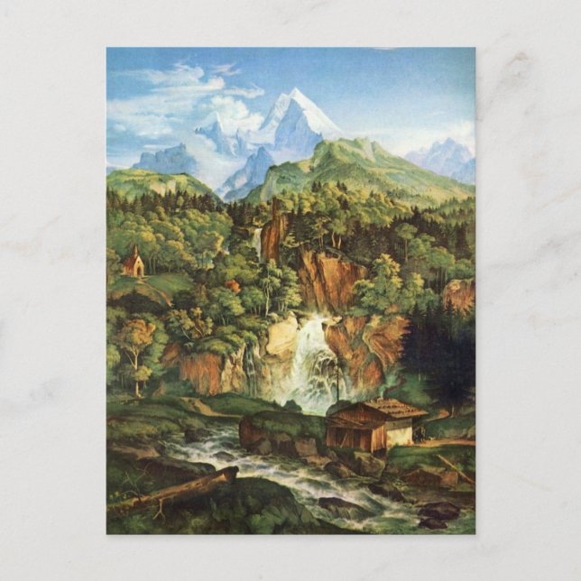 Adrian Ludwig Richter - The Watzmann Postcard (Front)