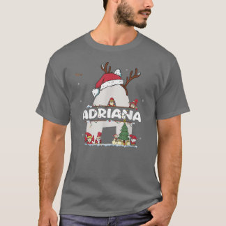 Adriana Christmas w Adriana Name for funny Xmas T-Shirt