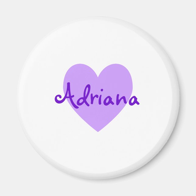 Adriana in Purple Magnet (Front)