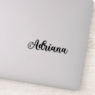 Adriana Name - Handwritten Calligraphy Sticker