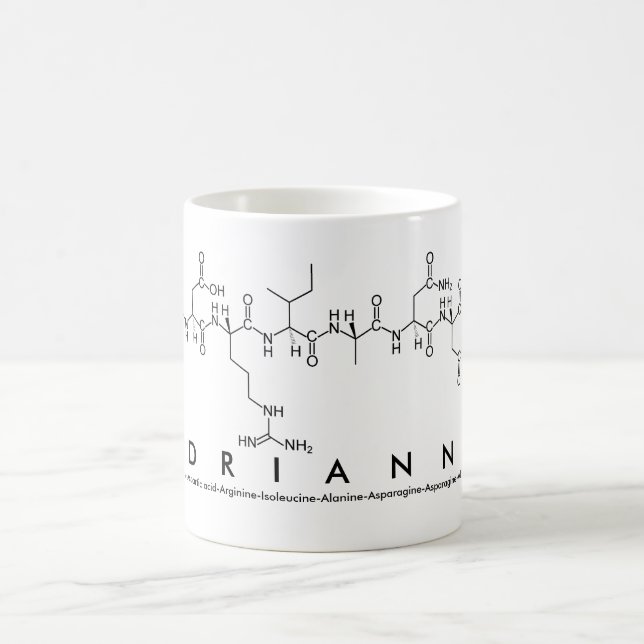 Adrianna peptide name mug (Center)