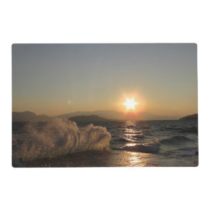 Adriatic Breakwater Sunset Placemat