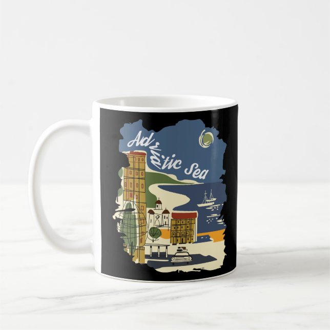 Adriatic Sea Coffee Mug (Left)