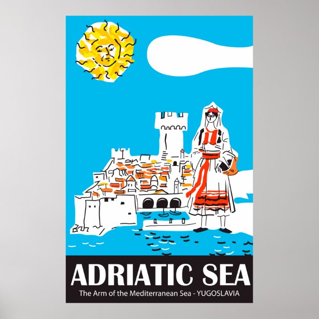 Adriatic Sea Poster (Front)