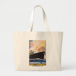 Adriatica Line Large Tote Bag