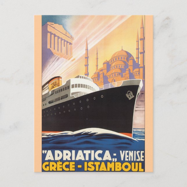 Adriatica Line Postcard (Front)