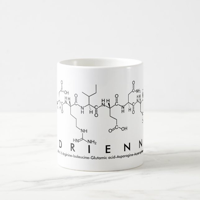 Adrienne peptide name mug (Center)