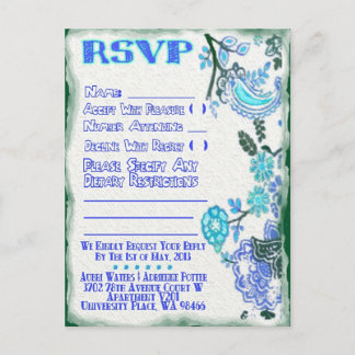 Adrienne's RSVP Invitation Postcard