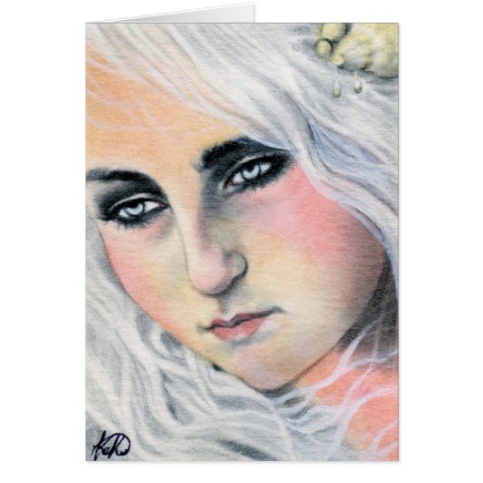 Adrift Mermaid Card (Front)