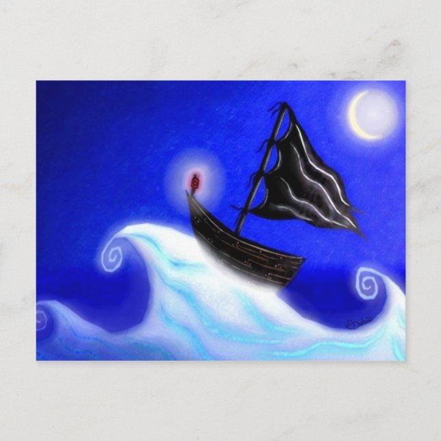 Adrift Postcard (Front)