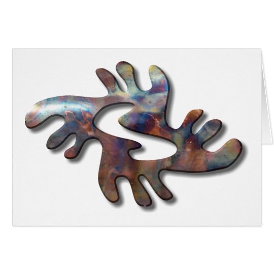 Adrinka-peace-copper Card
