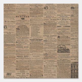Ads of the Past, NY 1856 Sign