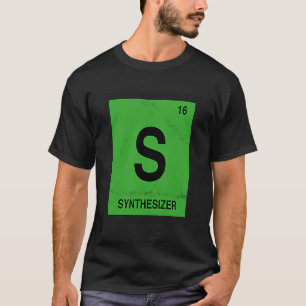 ADSR DAW Synthesizer Periodic Element Analogue Syn T-Shirt