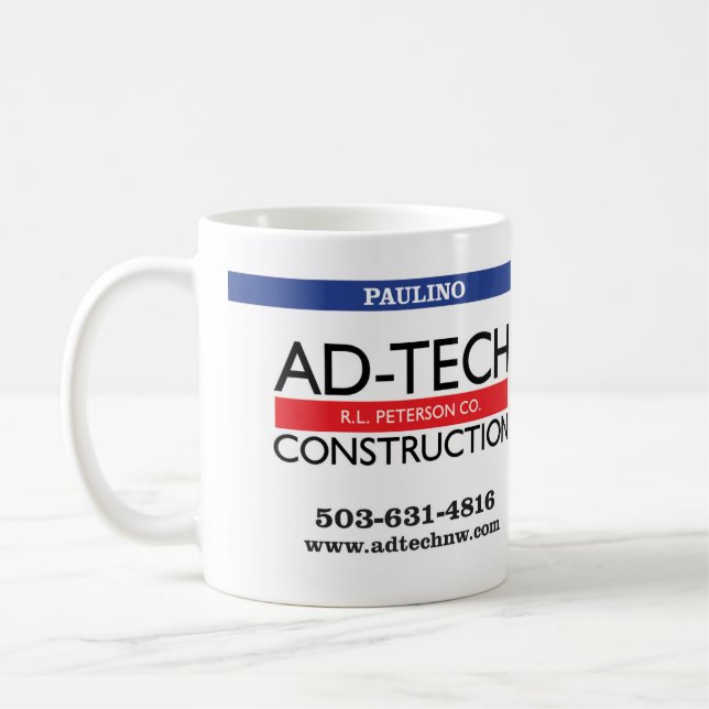 AdTechMugPAULINO Coffee Mug (Left)