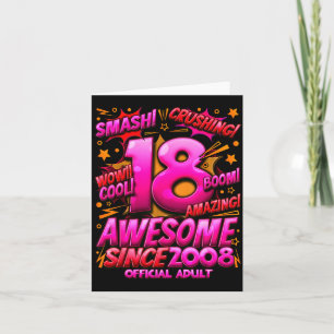 Adult 18 Year Old For Boys 18th Birthday Boy Card