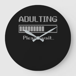 Adult 18th Birthday Gift Ideas for 18 Years Old Ad Large Clock