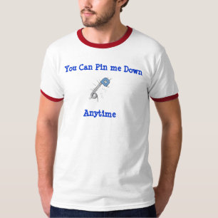 Adult Age Play Pride, Pin Me Down, Ringer T-shirt