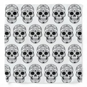 Adult and Kids Bandana's - Rock Chick Skulls Bandana