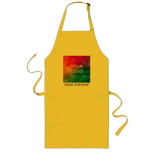 Adult Apron Your Name Surname Company Logo Here