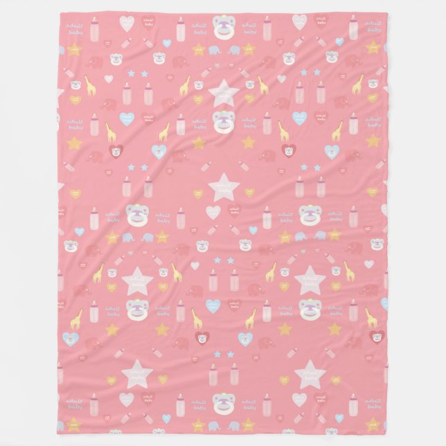 Adult Baby Blanket | ABDL | Supercute! (Front)