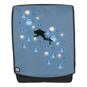 Adult Backpack - Diver and Bubbles