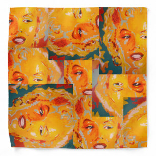 Adult Bandana - Pop Art Famous People