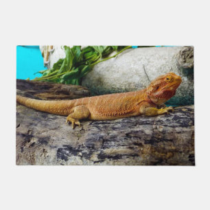 Adult Bearded Dragon Lizard Doormat