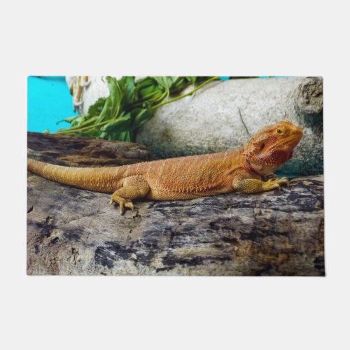 Adult Bearded Dragon Lizard Doormat