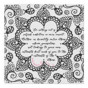 Adult bible verse coloring faux canvas print